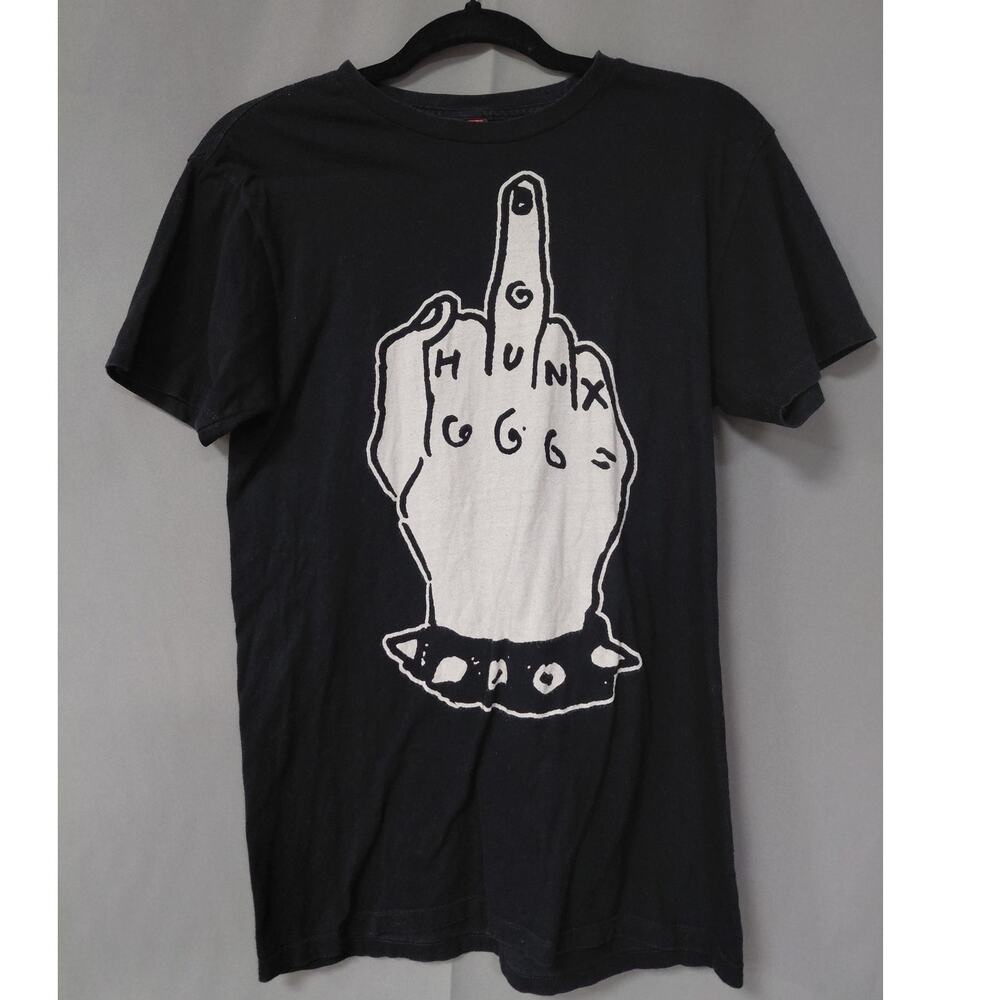 Wacky Wacko Graphic Print T-Shirt Black Knit Short Sleeve Men Size S